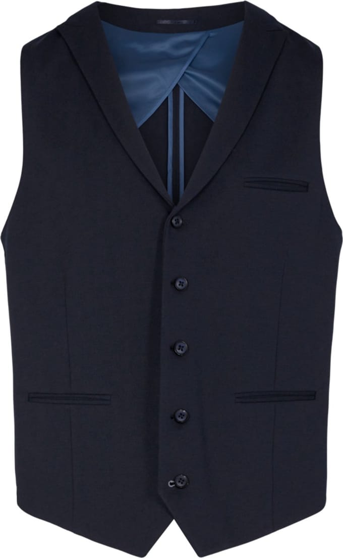 Sunwill Heren Gilet Stretch getailleerd, donkerblauw | Maat 56