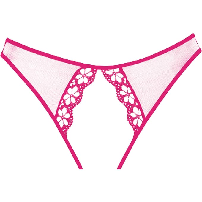 Adore Mirabelle slip met open kruis – Hot Pink