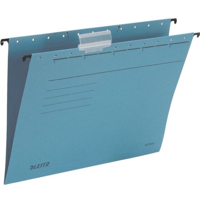Leitz Alpha Hangmap A4 Blauw - Documentorganizer