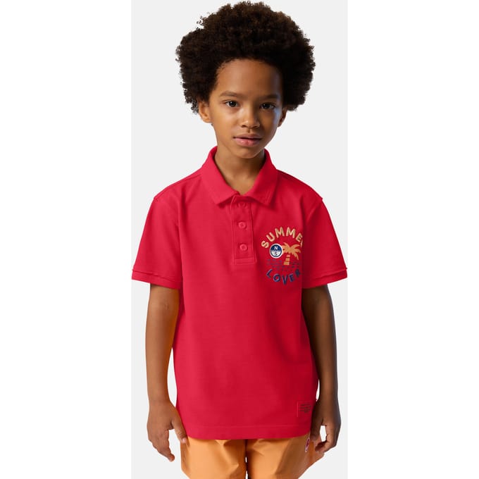 North Sails Polo overhemd Met palmboom print