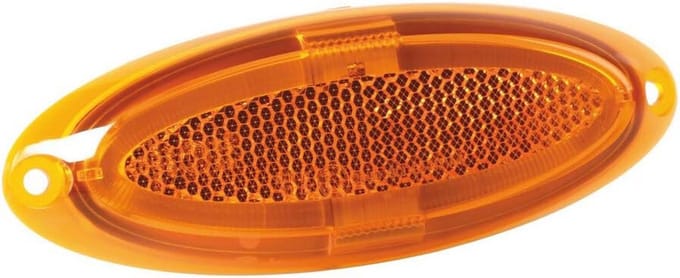 Contourlamp met 4 LED's voor oppervlaktemontage, 12/24 V - Oranje