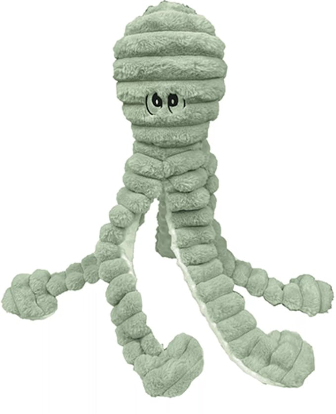 Quapas! - Hondenknuffel Octopus - Groen - Pluche Speelgoed - 66 cm