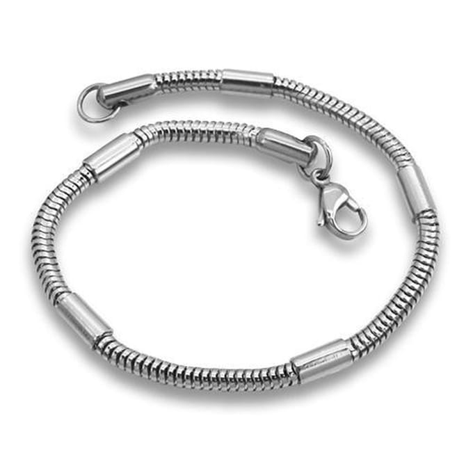 Amanto Armband Eunice - 316L Staal - Slang - 20cm