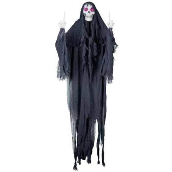 Hangend halloween zombie skelet