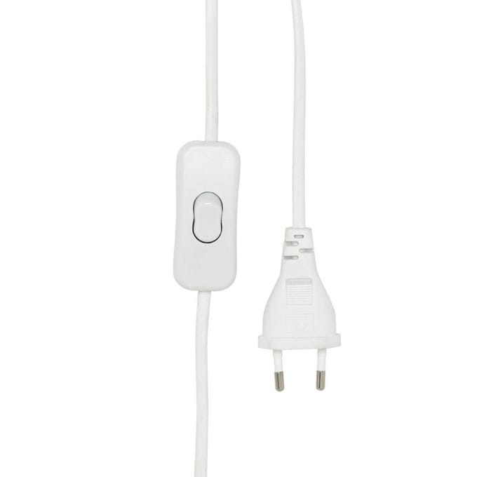 PR Home Tafellamp Leya, bruin/wit, hoogte 54 cm Metaal/stof
