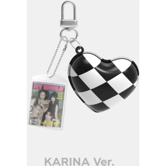 aespa COUSSIN PORTE-CLÉS MY WORLD Porte-clés KPOP IDOL black