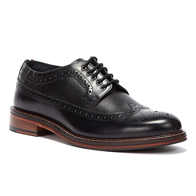 Ben Sherman Archie Brogue herenschoenen zwart