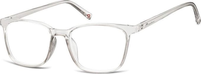 Montana Eyewear HMR56 Leesbril gehoekt - +3.50 - Transparant grijs