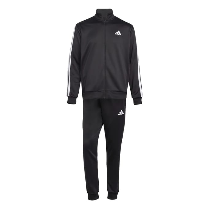 Adidas Sportswear Basic 3 Stripes French Terry Trainingspak Zwart L / Regular Man