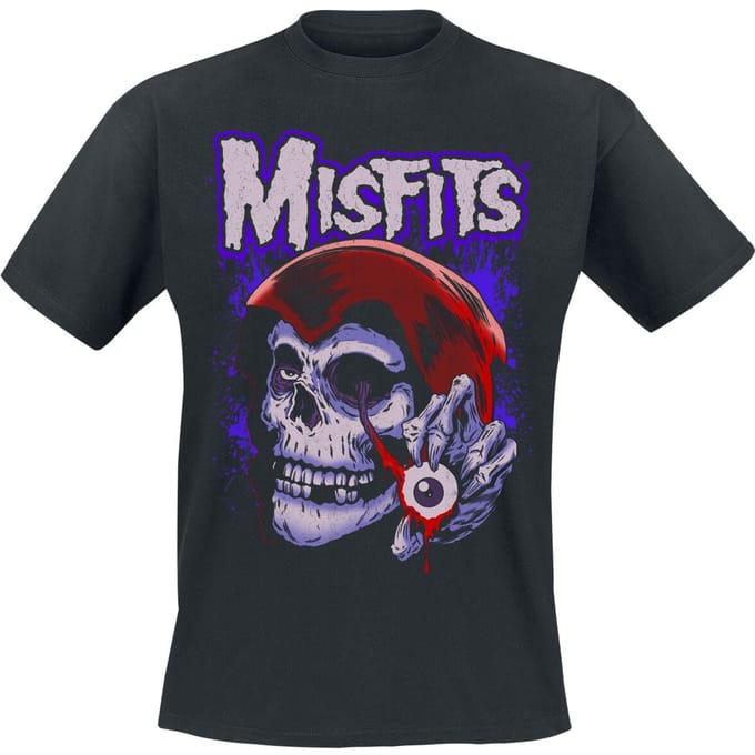 Misfits T-shirt - Evil Eye - S tot 4XL - voor Mannen - zwart