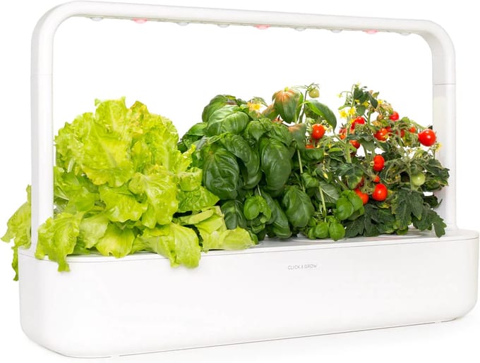 Click & Grow - Smart Garden 9 Pro Starter kit (Color: White) (SG9S1UNI-BT)