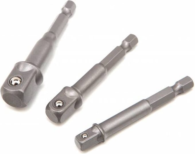 HBM 3 Delige Bit - Dop Adapterset met HEX Aansluiting