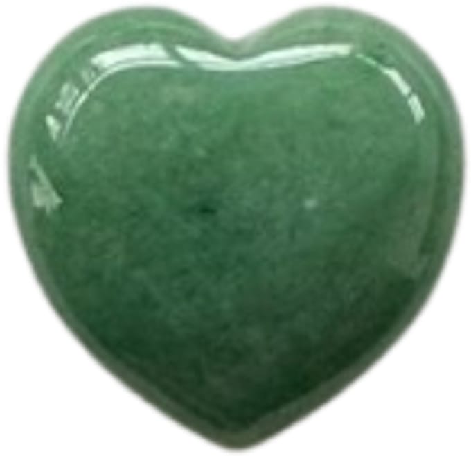 Aventurijn edelstenen - hart 3 cm - werking kalmerend