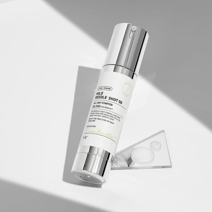 VT Cosmetics Skincare Mild Reedle Shot 50ml - Zachte dagelijkse behandeling