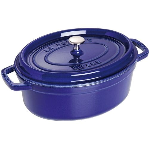 STAUB LA COCOTTE - Kookpot - Ovaal - 330mm - Gietijzer - Donkerblauw