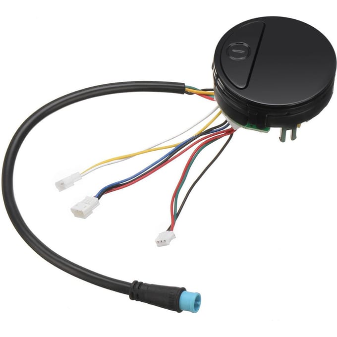 BT Dashboard met Cover Vervanging voor Ninebot Es2 ES3 Es4 Elektrische Scooter Circuit Board zwart