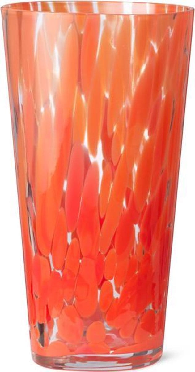 Ferm Living Casca Vaas Poppy Rood