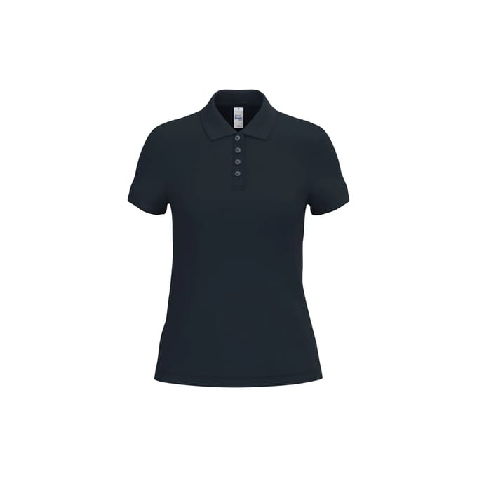 Biologisch pique polo voor dames iDeal Basic Brand
