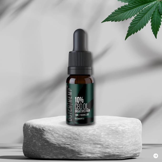 Dutch Hemp CBD-olie 10% - 10ml - Broad spectrum