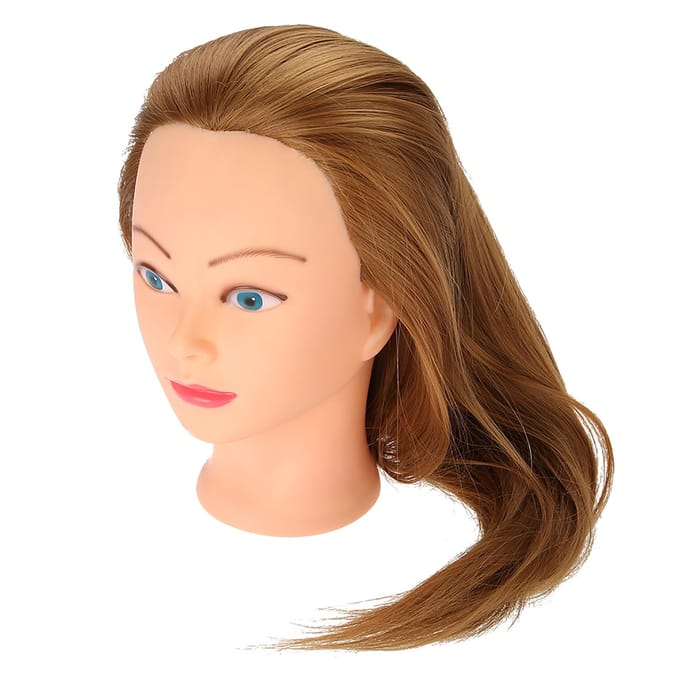 Kapsalon Styling Oefenhoofd Mannequin Kappers Oefenhoofd Pruik Oefengereedschap brown