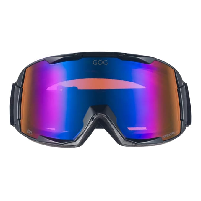 Griz UV400 Ski- en Snowboardgoggles met Antifog-Spiegel Hydrofobe Dubbele Lens