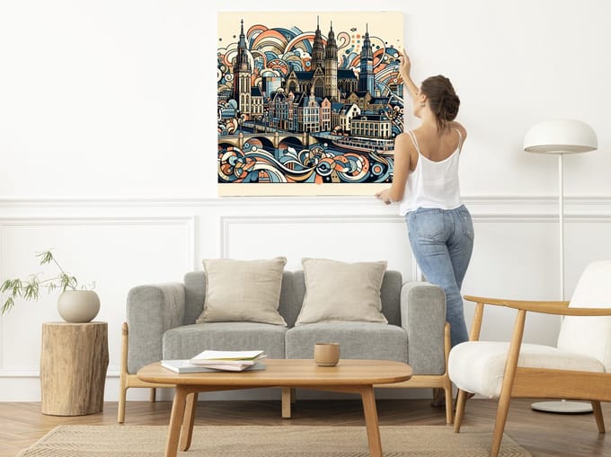 Kunstprint | Wanddecoratie | Forex | 80 × 80 cm