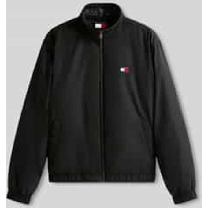 Regular fit blouson met labelpatch