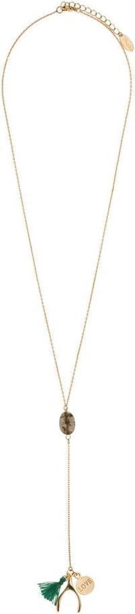 Orelia ORE21115 Ketting - Dames - Goudkleurig - 53cm+4cm