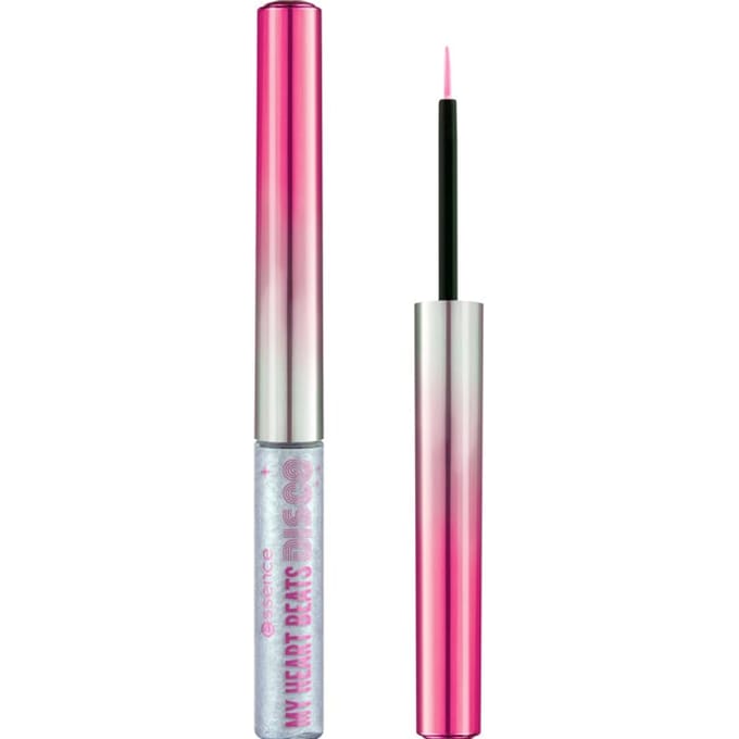 Essence MY HEART BEATS DISCO Dip Eyeliner Silver Lights, Disco Nights! 2.8 ml