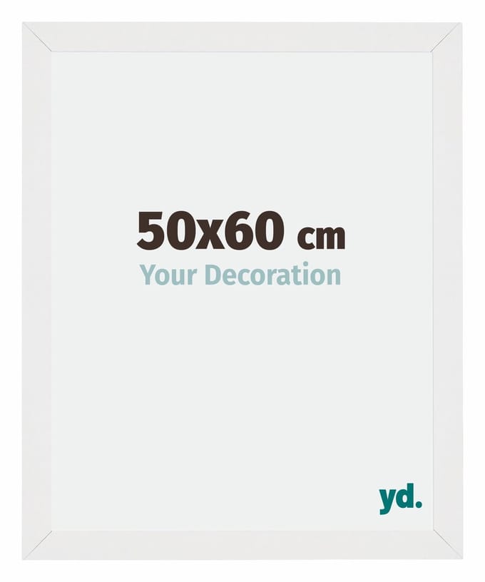 Your Decoration - Fotolijst 50x60 cm - MDF - Wit Hoogglans - Mura