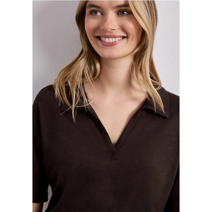 Jersey poloshirt met korte mouwen