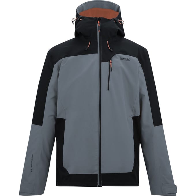 Regatta Heren Highton IV Stretch Waterdichte Jas (Stormgrijs/Zwart)
