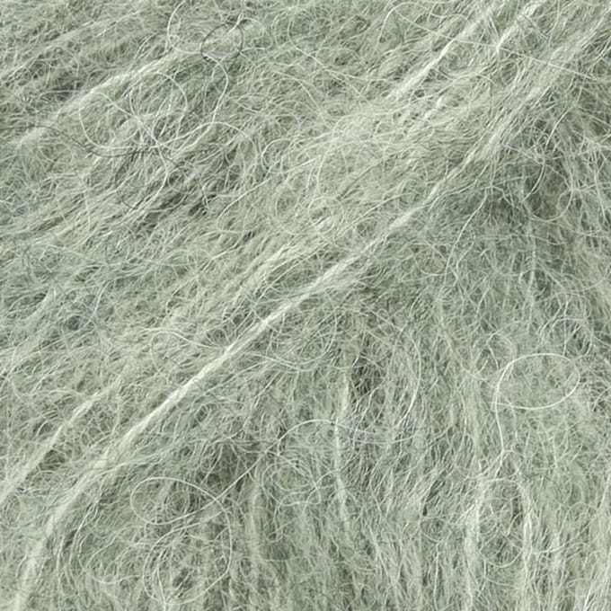 DROPS Brushed Alpaca Silk Uni Colour - 21 saliegroen - Wol Garen
