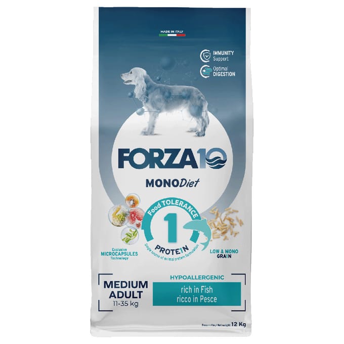 Forza 10 Medium Dieet met Vis - Dubbelpak: 2 x 12 kg