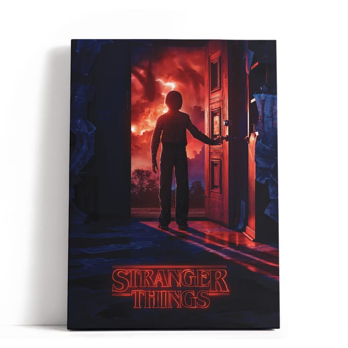 Decorsome x Stranger Things Poster Rectangular Canvas - 12x18 inch