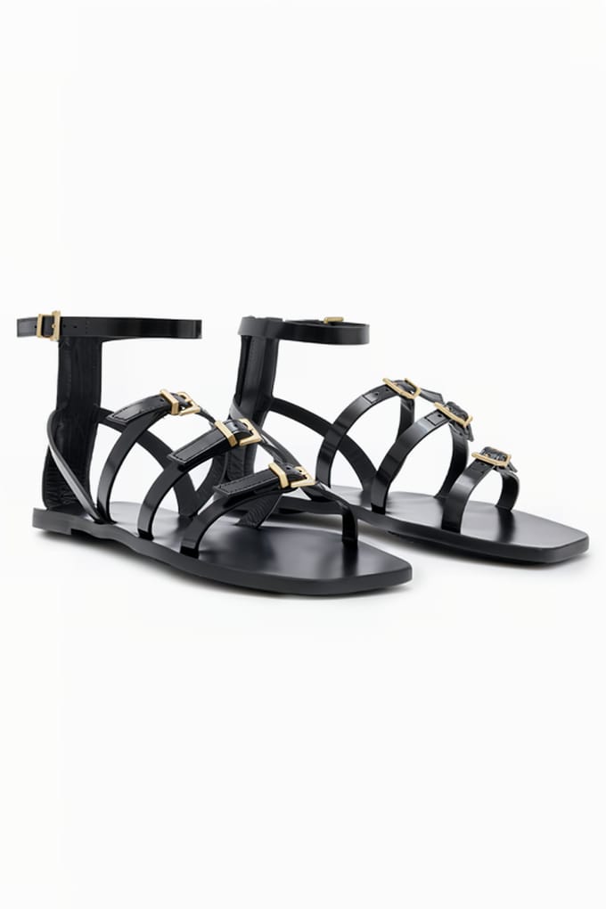 AllSaints Lore Sandal Black Taglia: 37 | Infradito Outlet | Donna | Nero