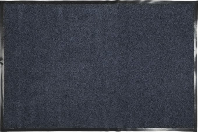 Luance Deurmat - grijs - 120 x 80 cm - voor binnen - PVC / polyester - droogloopmat