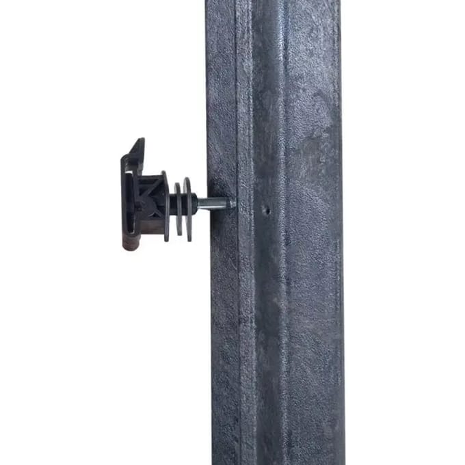 Piquet omheining kruis van gerecycled plastic Beaumont (x4)