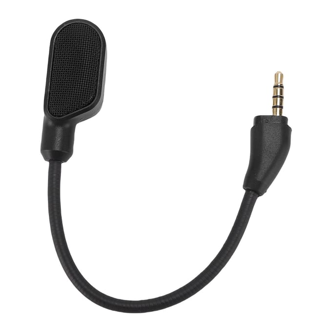 Microphone de remplacement pour HyperX Cloud III Réduction de bruit Indicateur LED Flexible Micro pour casque de jeu