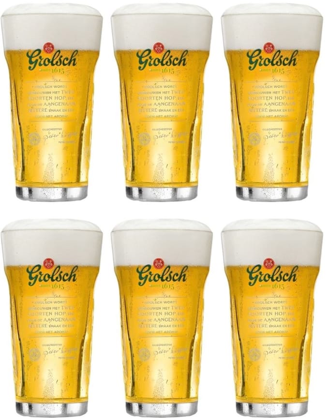 Grolsch Bierglazen Craft - 250 ml - 6 stuks