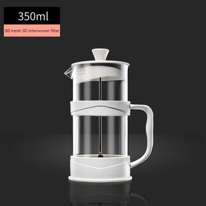 Handpers Koffiemachine Thuis Brouwen Koffiepers Theefilter Koffiemachine Handpot multifunctionele Filter white