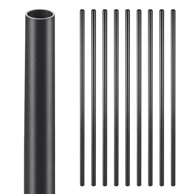 Balustres d'escalier 51 Pièces 32 Pouces Spindles en Aluminium avec Vis/Embouts de Main Courante