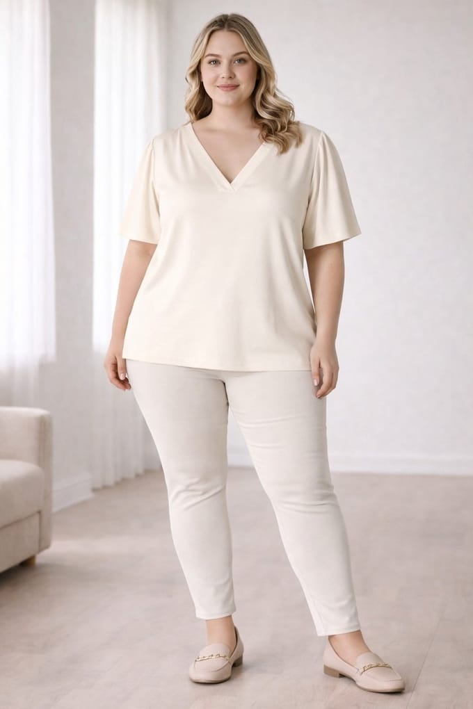 YEST CURVE Lunette Tops - Natural - maat X-0(44)