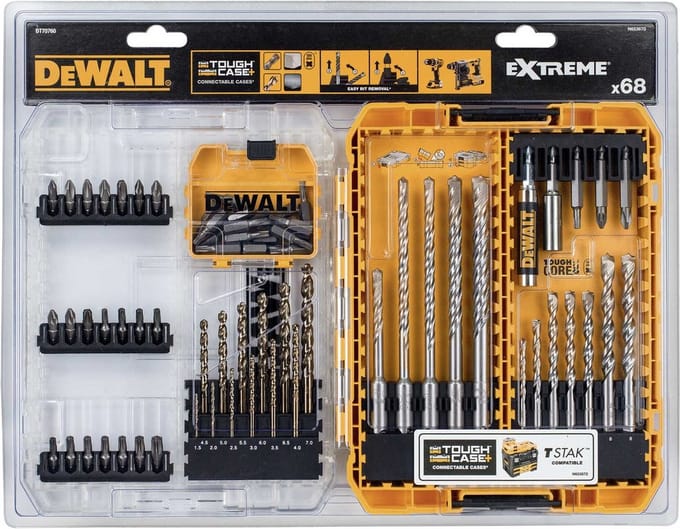 Dewa Bit und Bohrer-Set DT70760 68-tlg. | DT70760-QZ
