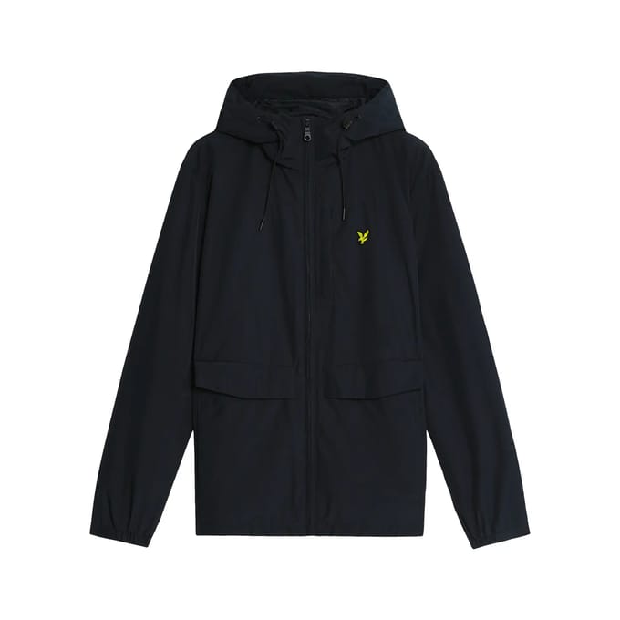 Lyle & Scott Lightweight hooded zip through jacket - dark navy