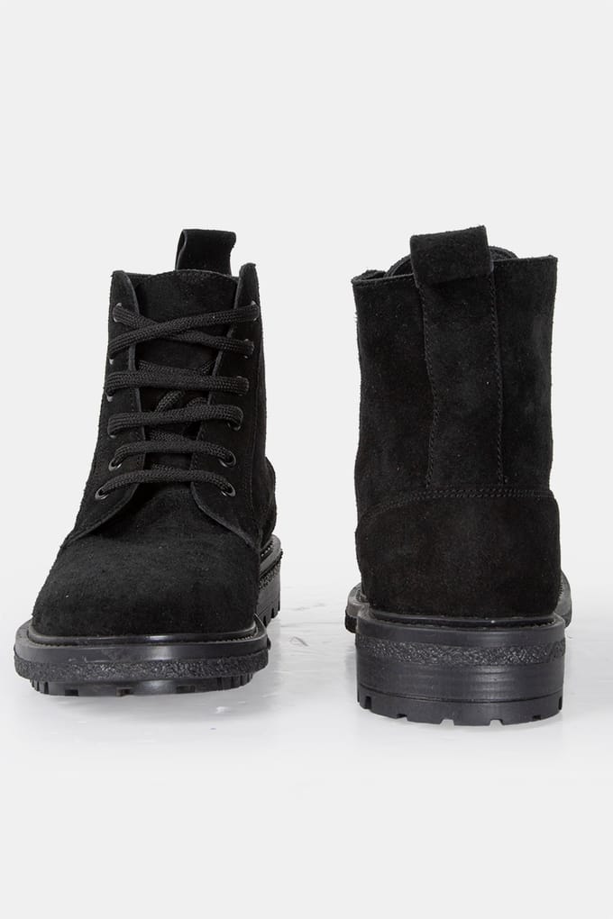 Dechase Guzo Black Suede Maat: 46 | Laarzen Outlet | Dames | Zwart