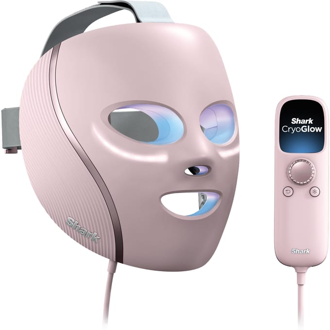 Shark CryoGlow LED-Masker met Under-Eye-Cooling in Roze | FW312EUPK | van SharkNinja
