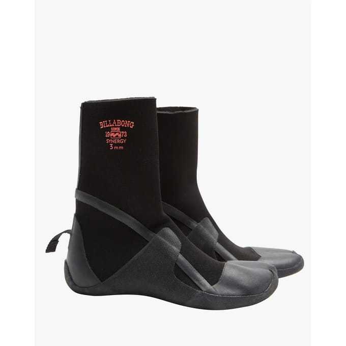 2025 Billabong Womens Synergy 3mm Hidden Split Toe Wetsuit Boots ABJWW
