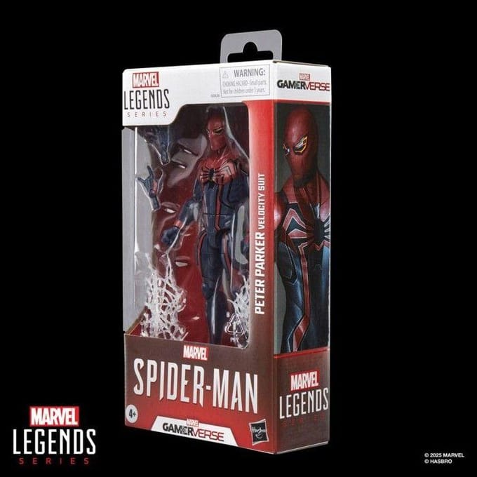 Hasbro Spider-Man Marvel Legends Gamerverse Action Figure Peter Parker Velocity Suit 15 cm Action Figuur