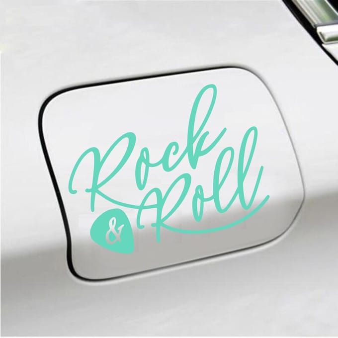 Bumpersticker - Rock & Roll - 11,4 X 14,8 - Mint